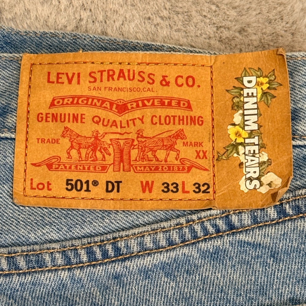 Levi's Denim Tears Relaxed Fit Jeans - Blue